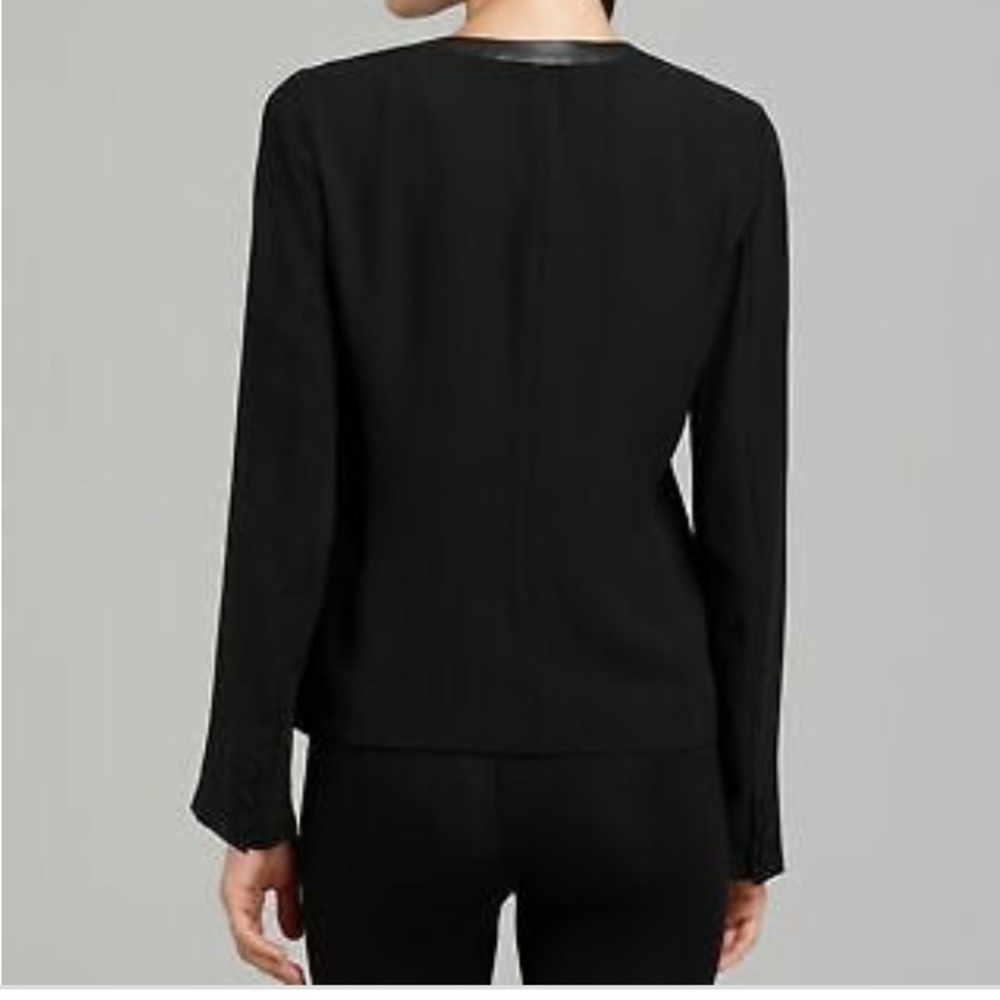 HOST PICK 🎉 NWT Eileen Fisher Black Drape Front - Picture 5 of 8